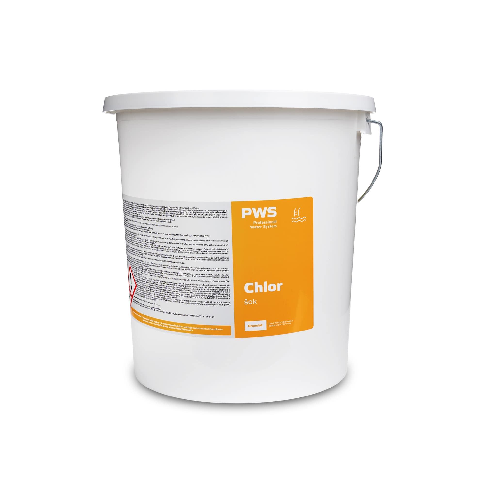Levně PWS - Professional Water System Chlor šok 10kg - organický granulát