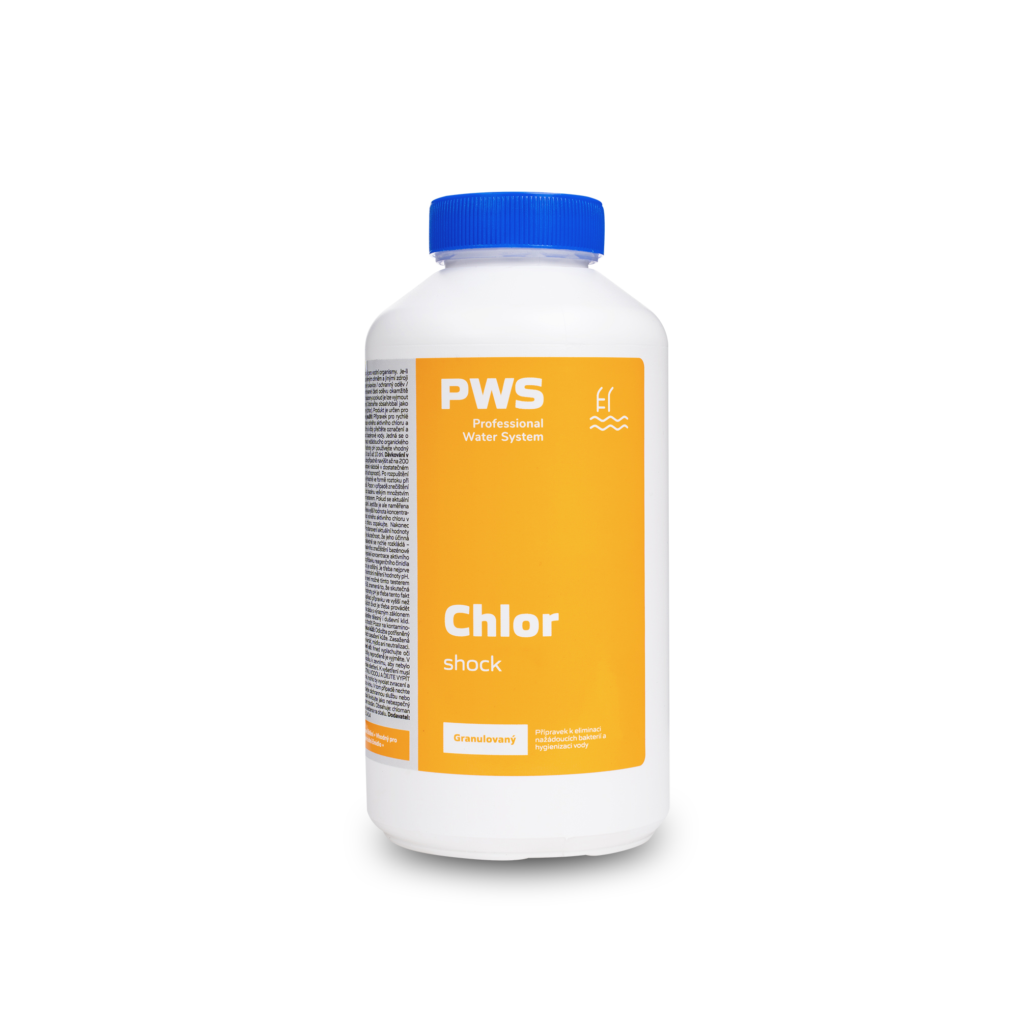 PWS - Professional Water System Chlorový granulát rychlorozpustný 1kg