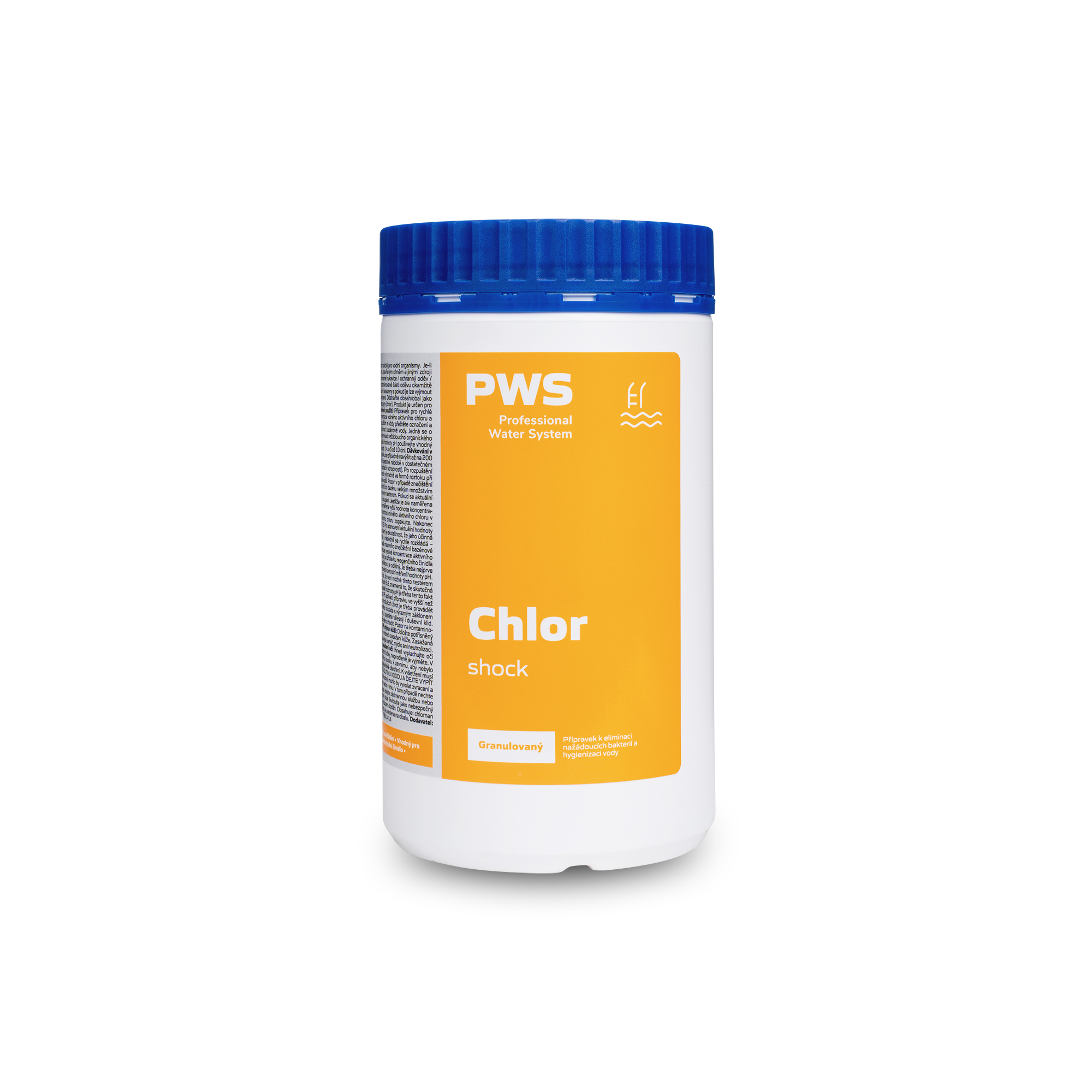 PWS - Professional Water System Chlorový granulát rychlorozpustný 1kg