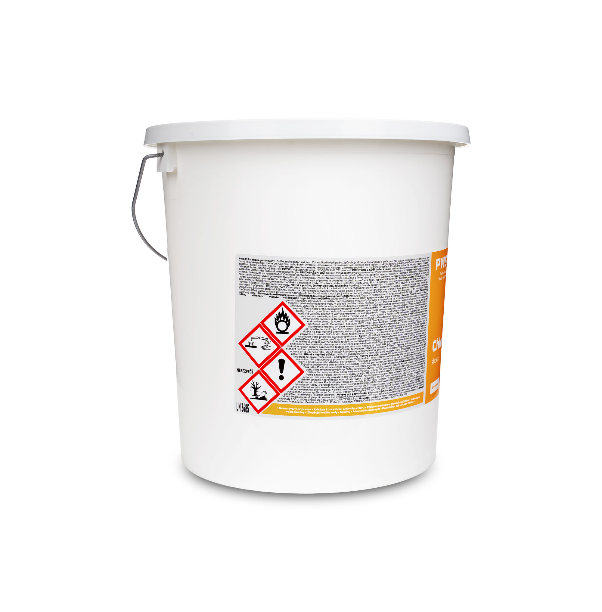 PWS - Professional Water System Chlorový granulát rychlorozpustný 10kg