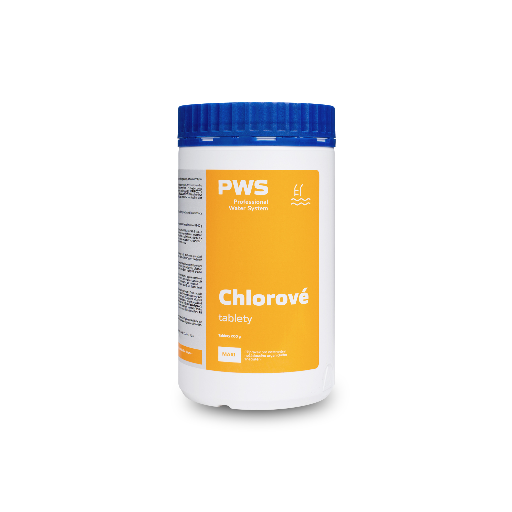 PWS - Professional Water System Chlorové tablety pomalurozpustné 200g 2kg