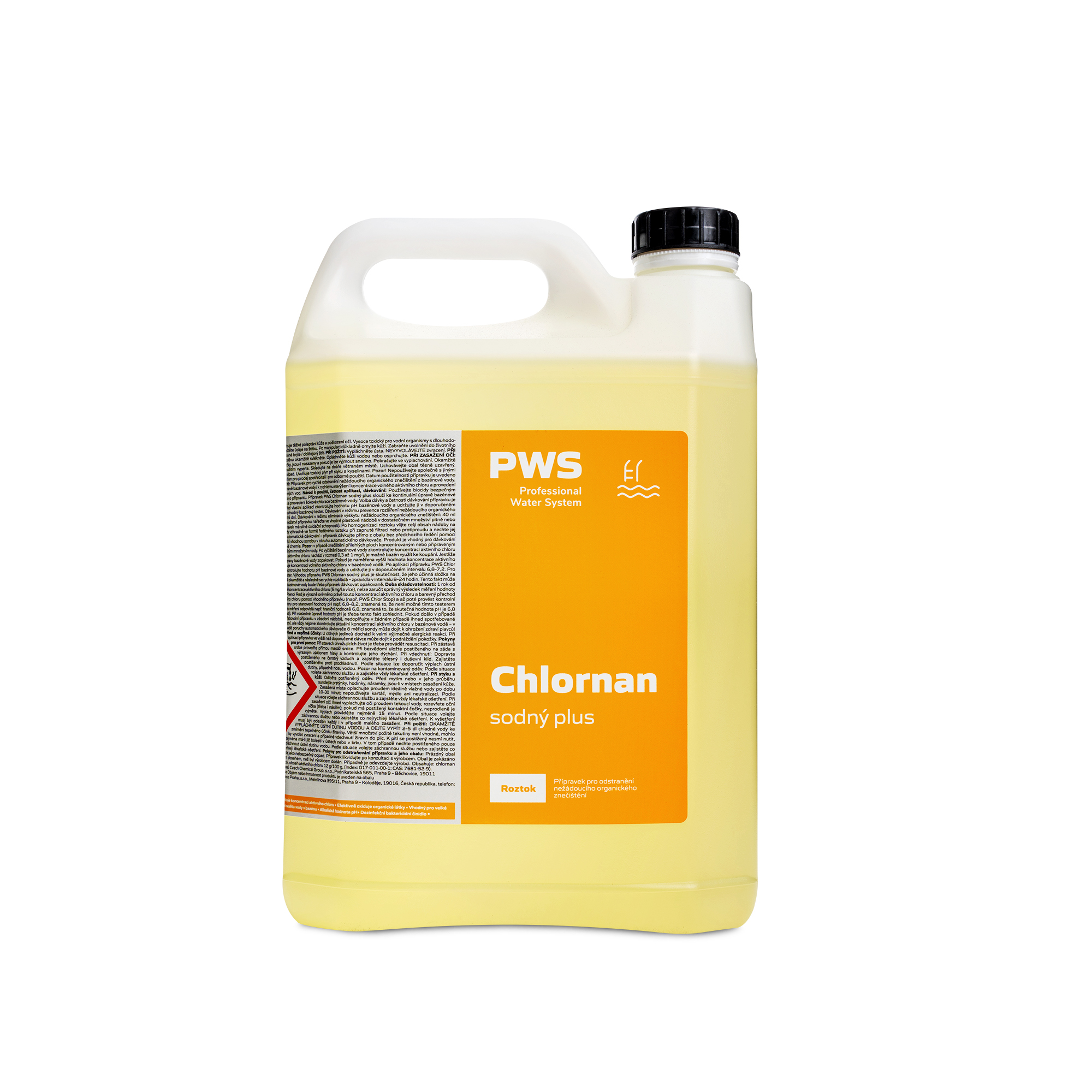PWS - Professional Water System Chlornan sodný stabilizovaný 5l ADR