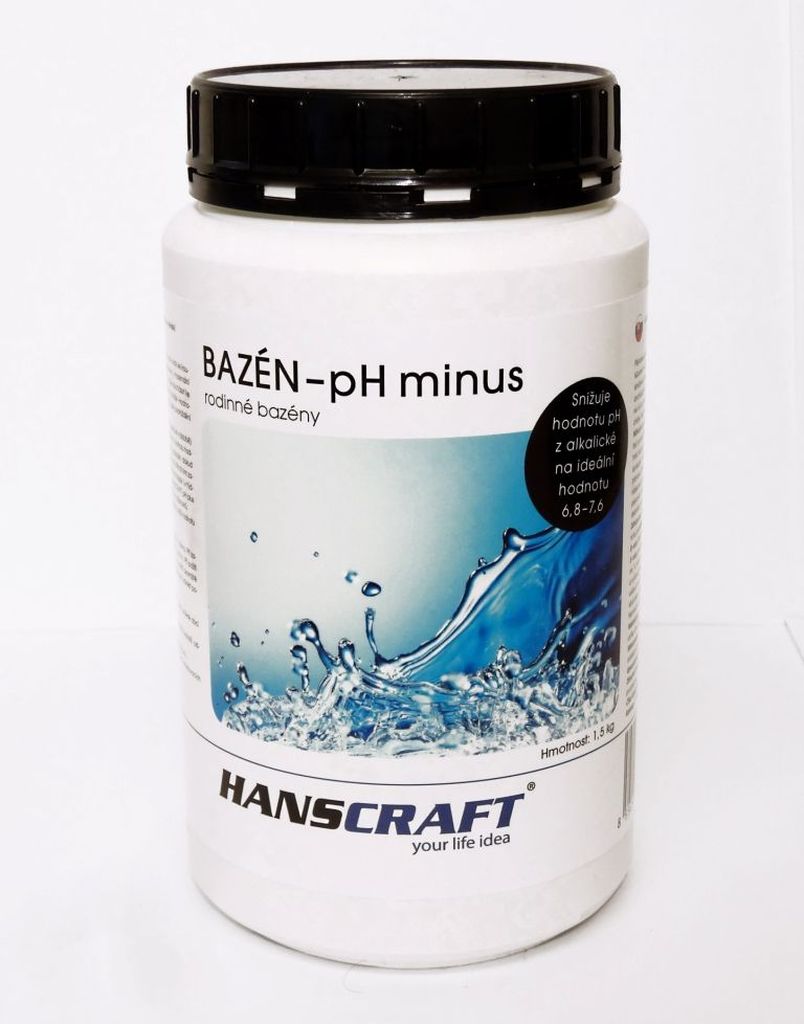 Levně HANSCRAFT BAZÉN - pH minus - 1,5 kg
