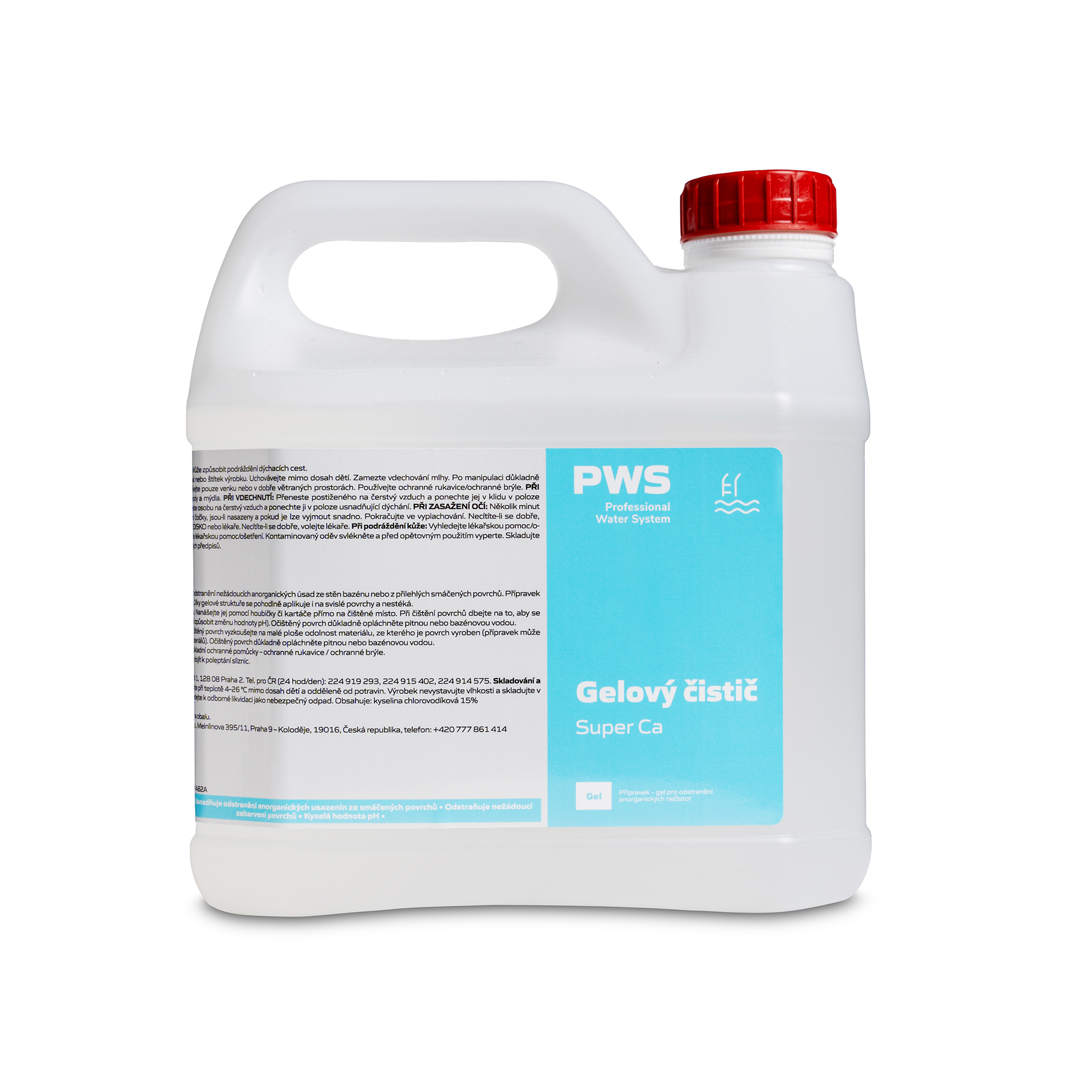 PWS - Professional Water System Gelový čistič Super Ca 3l