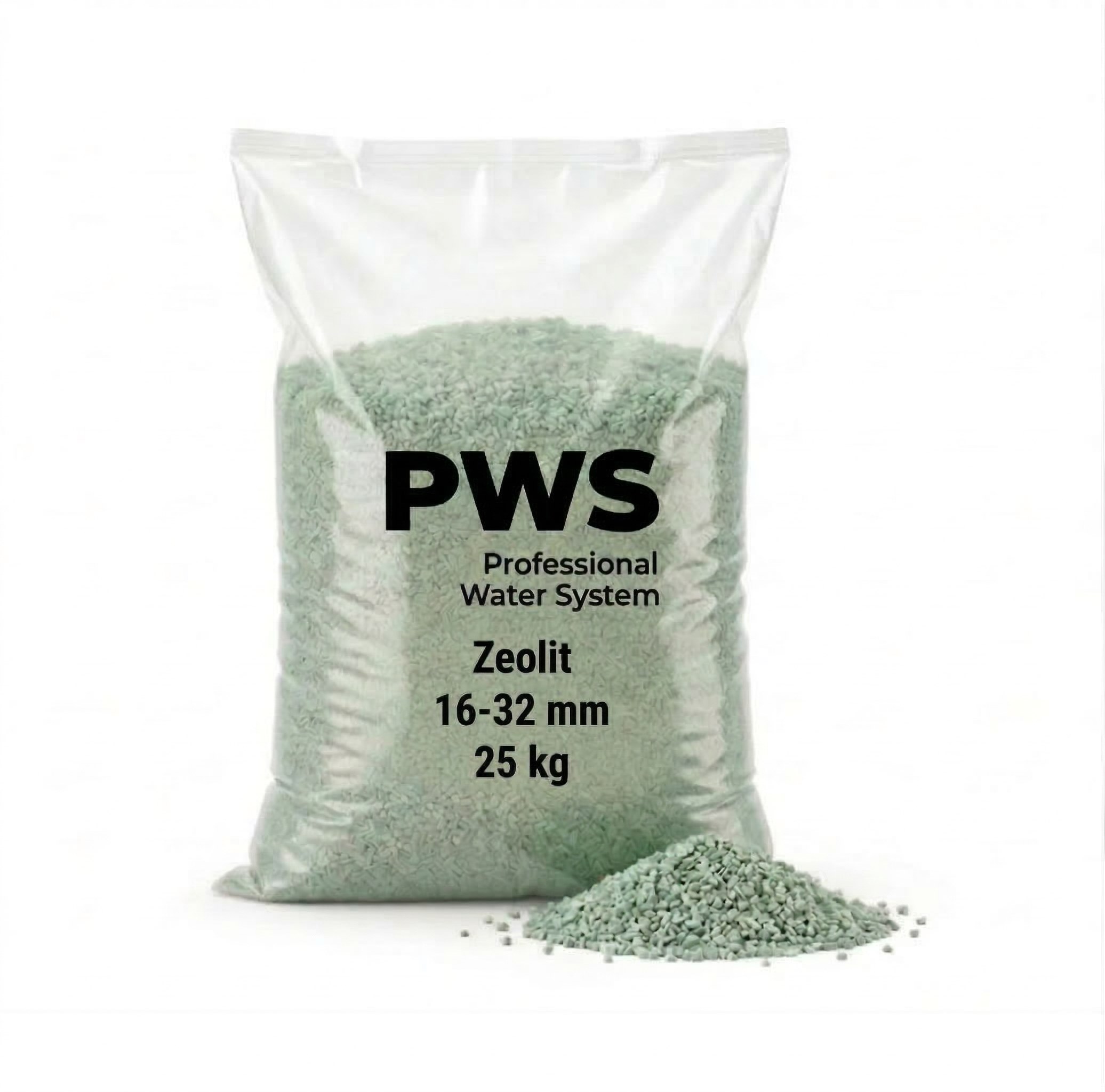 PWS - Professional Water System Filtrační náplň zeolit 16 - 32 mm 25 kg
