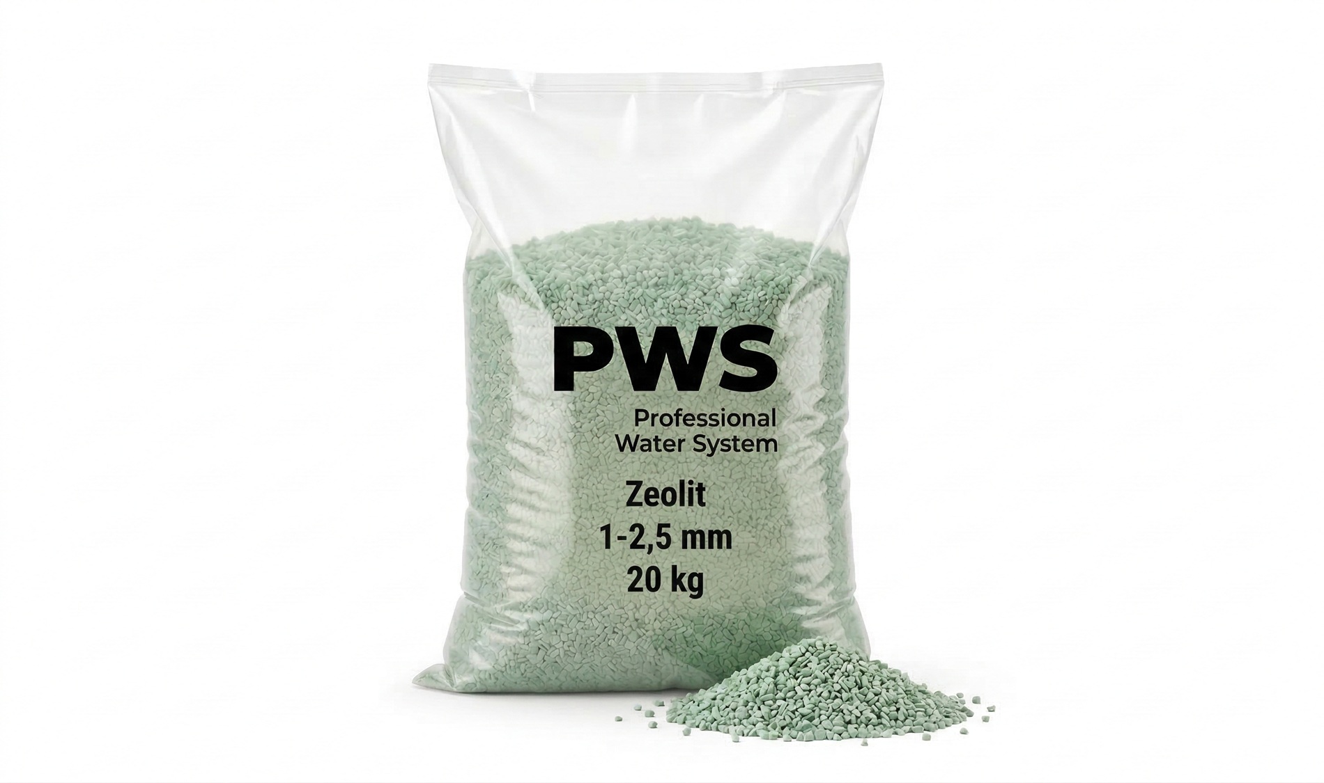 PWS - Professional Water System Filtrační náplň zeolit 1 - 2,5 mm 20 kg