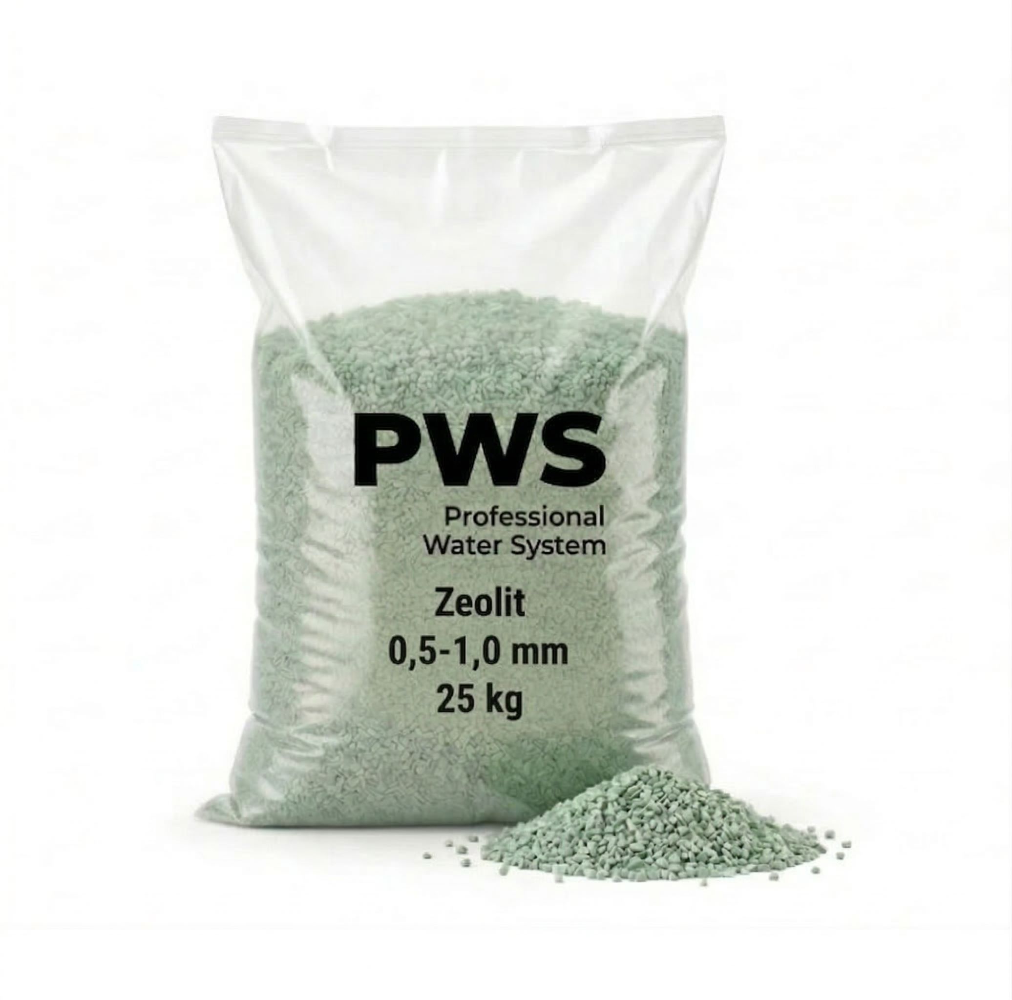 PWS - Professional Water System Filtrační náplň zeolit 0,5 - 1,0 mm 25 kg