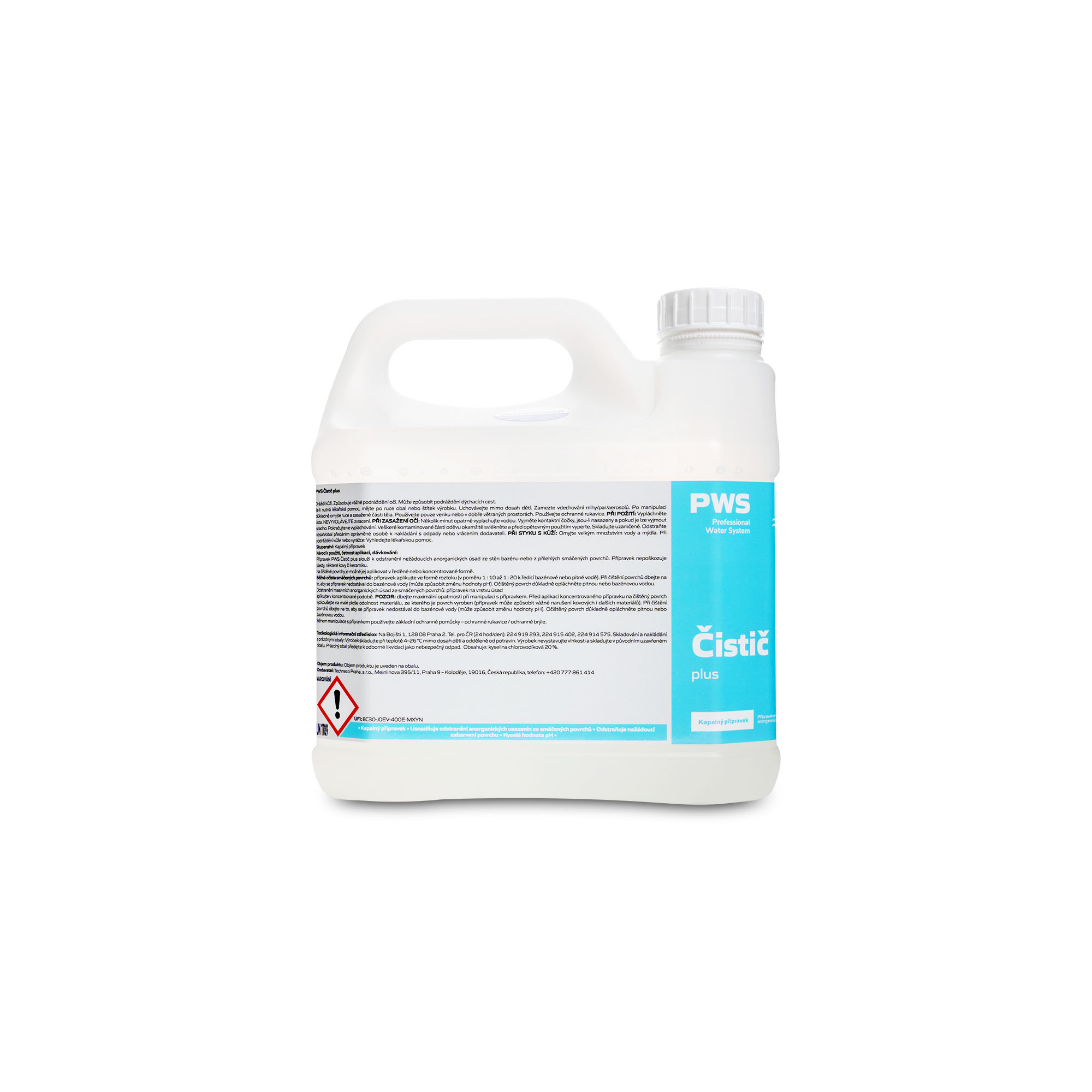 PWS - Professional Water System Čistič plus 2l