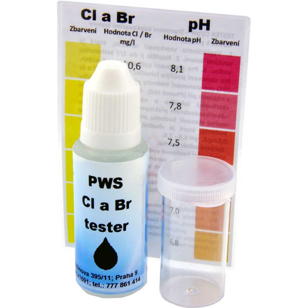 PWS - Professional Water System Bazénový kapkový tester Cl