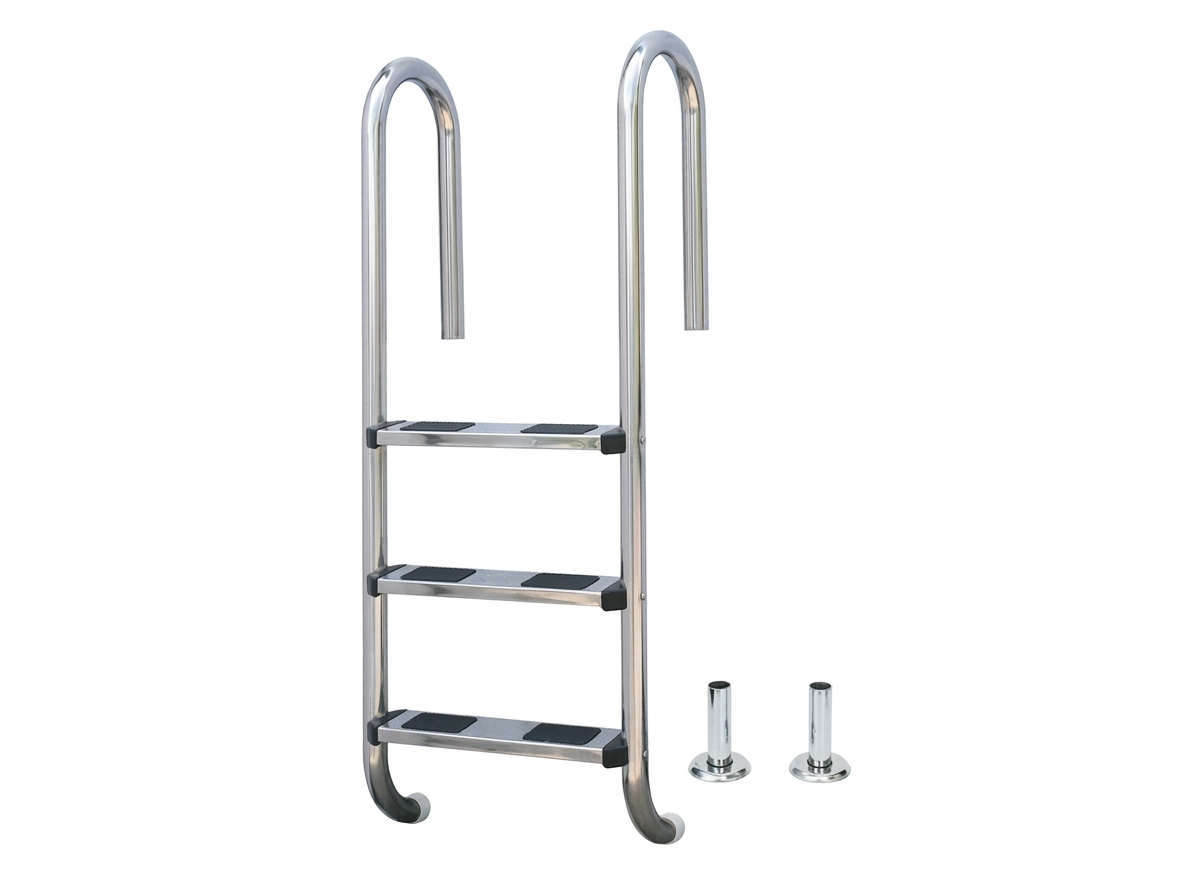 PWS - Professional Water System Bazénové schůdky 3 stupně SLIM Into Concrete AISI 304