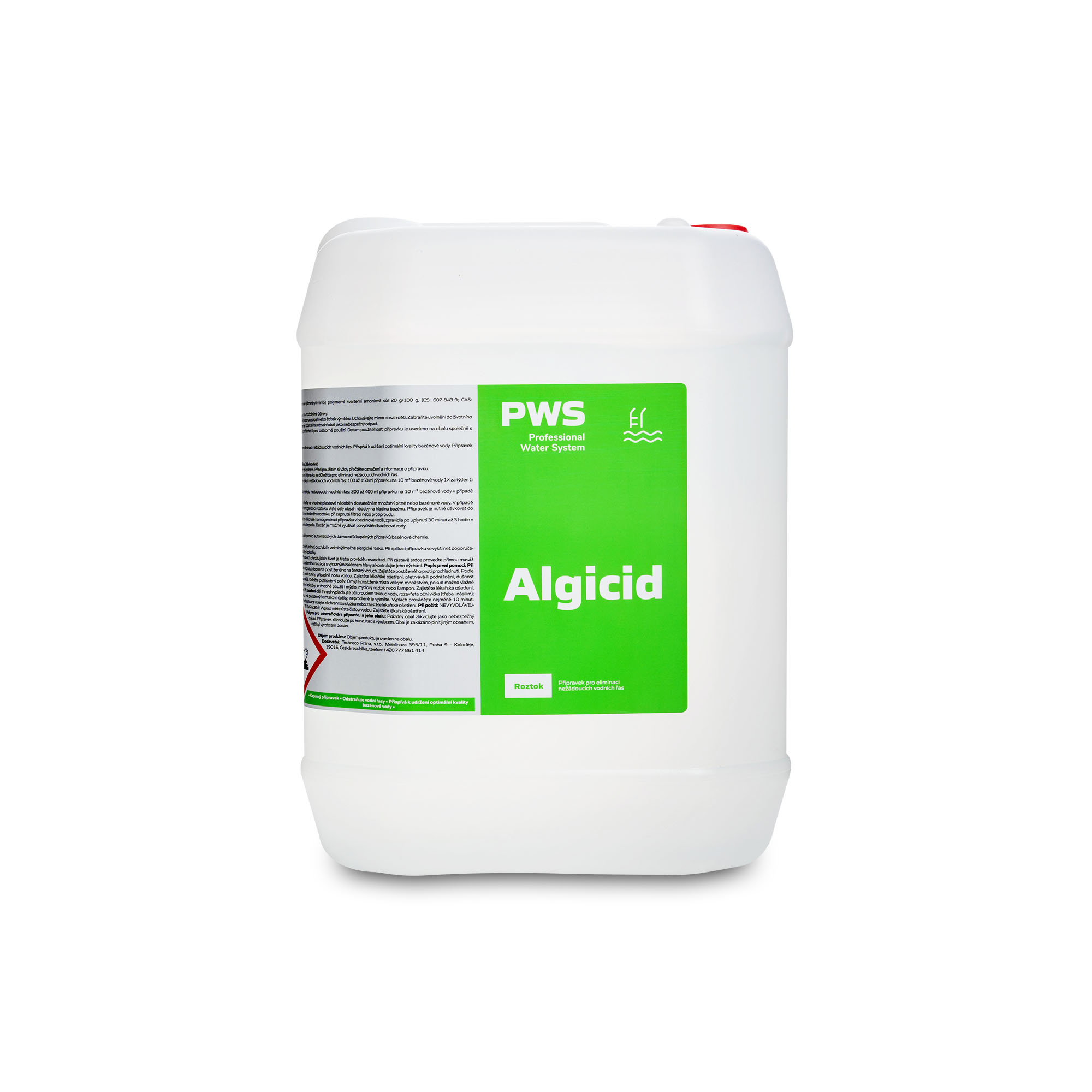 PWS - Professional Water System Algicid 10l na řasy v bazénu ADR