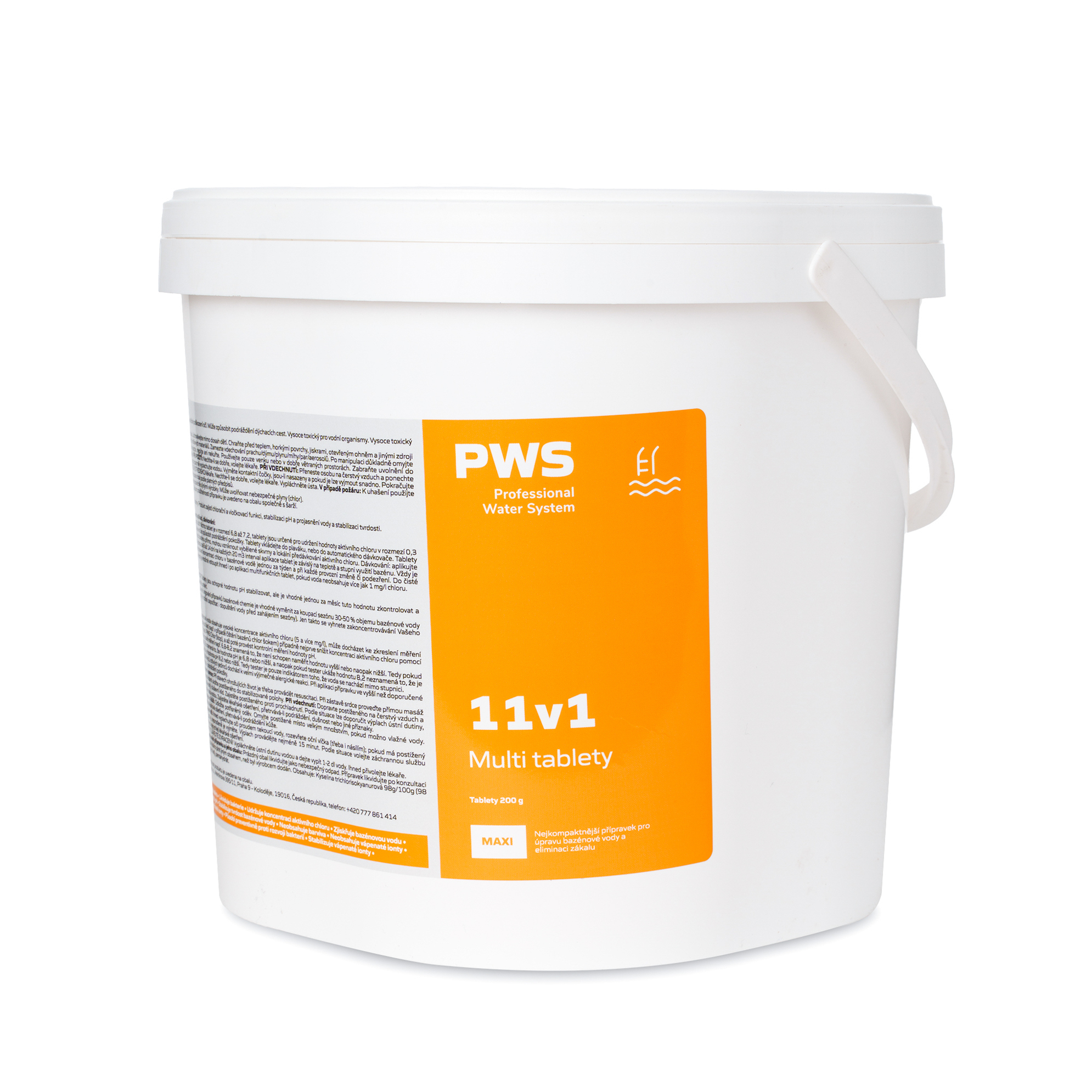 Levně PWS - Professional Water System PWS Multi tablety 11v1 MAXI EKO 3kg