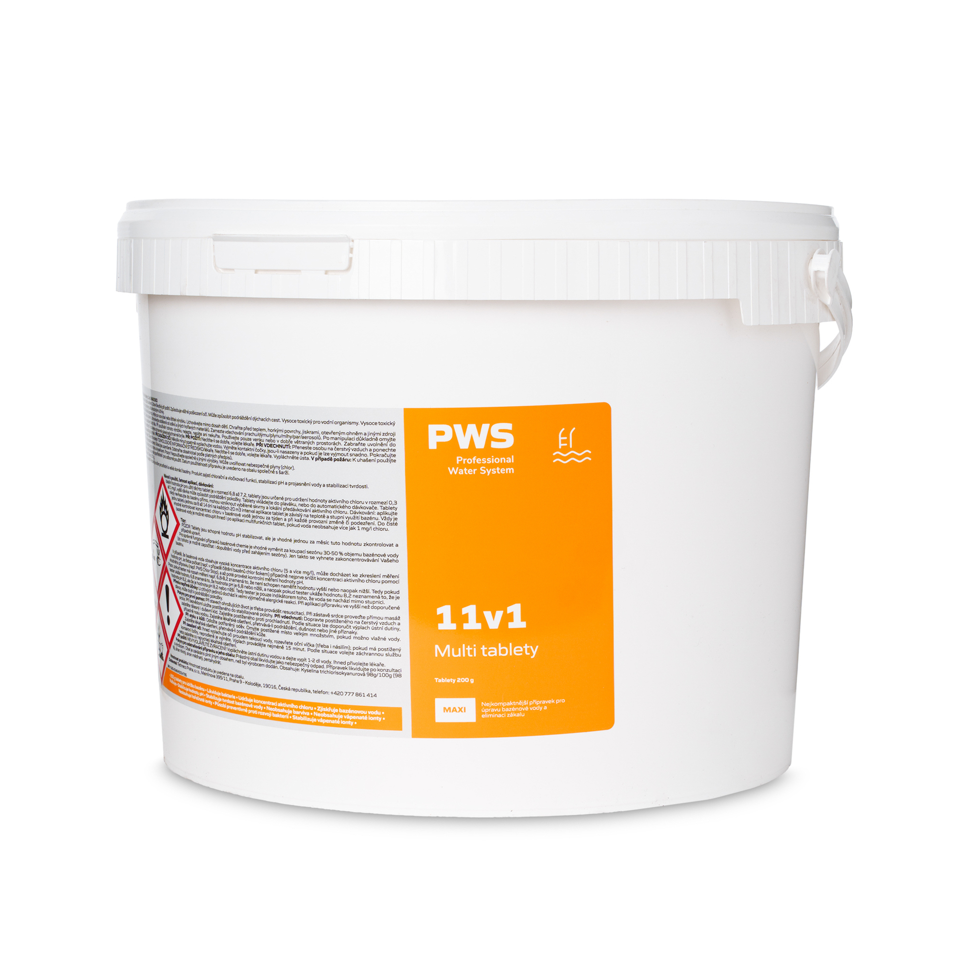 Levně PWS - Professional Water System PWS Multi tablety 11v1 MAXI EKO 10kg