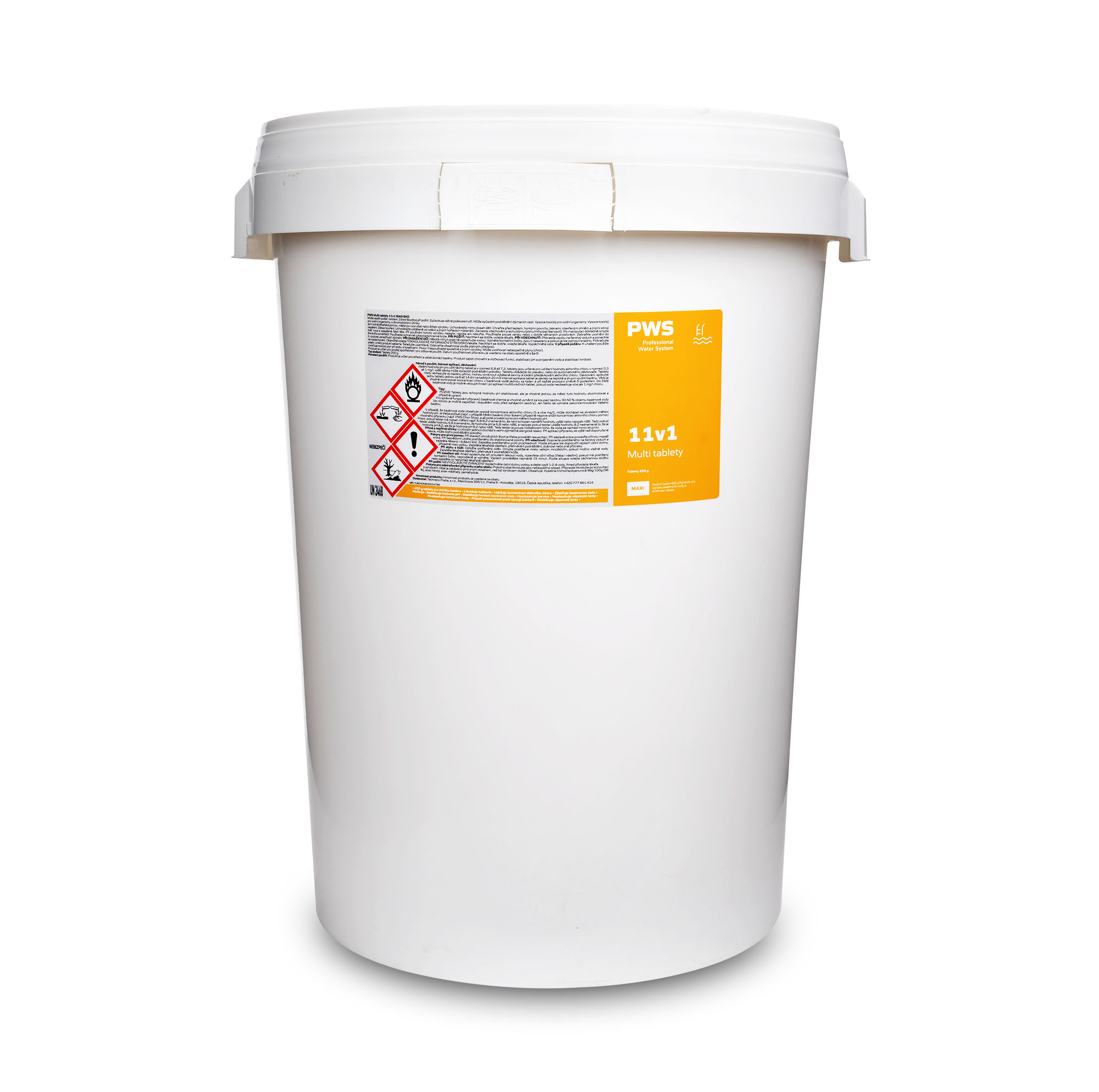 Levně PWS - Professional Water System PWS Multi tablety 11v1 MAXI EKO 30kg ADR