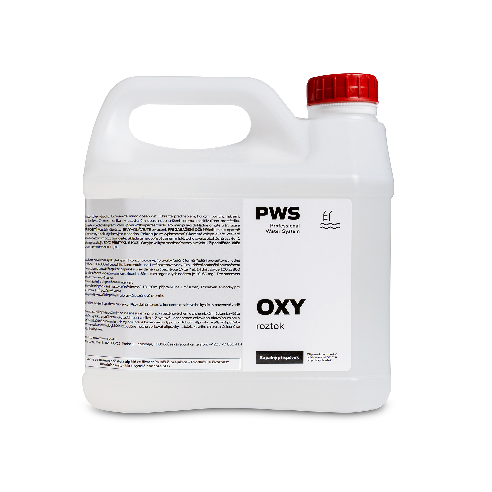 PWS - Professional Water System PWS OXY roztok 3l