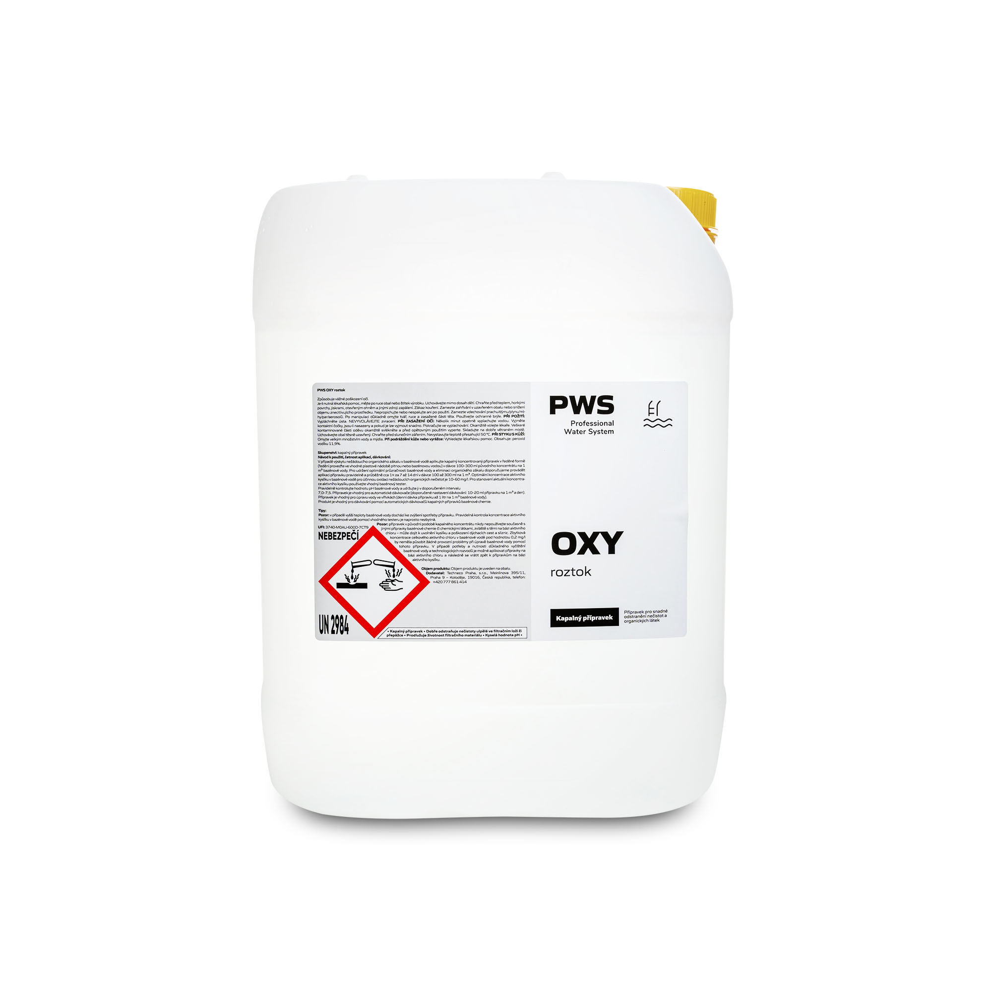 PWS - Professional Water System PWS OXY roztok 20l ADR