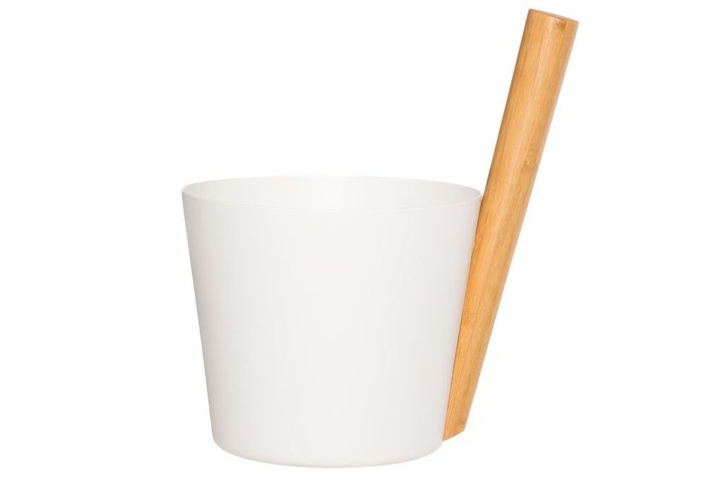 Levně HANSCRAFT RENTO Saunový kbelík hliníkový - bílý