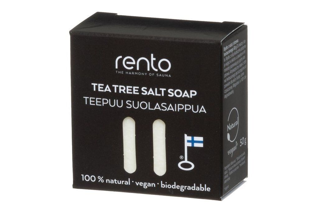 Levně HANSCRAFT RENTO Saunové solné mýdlo 50g - Tea Tree