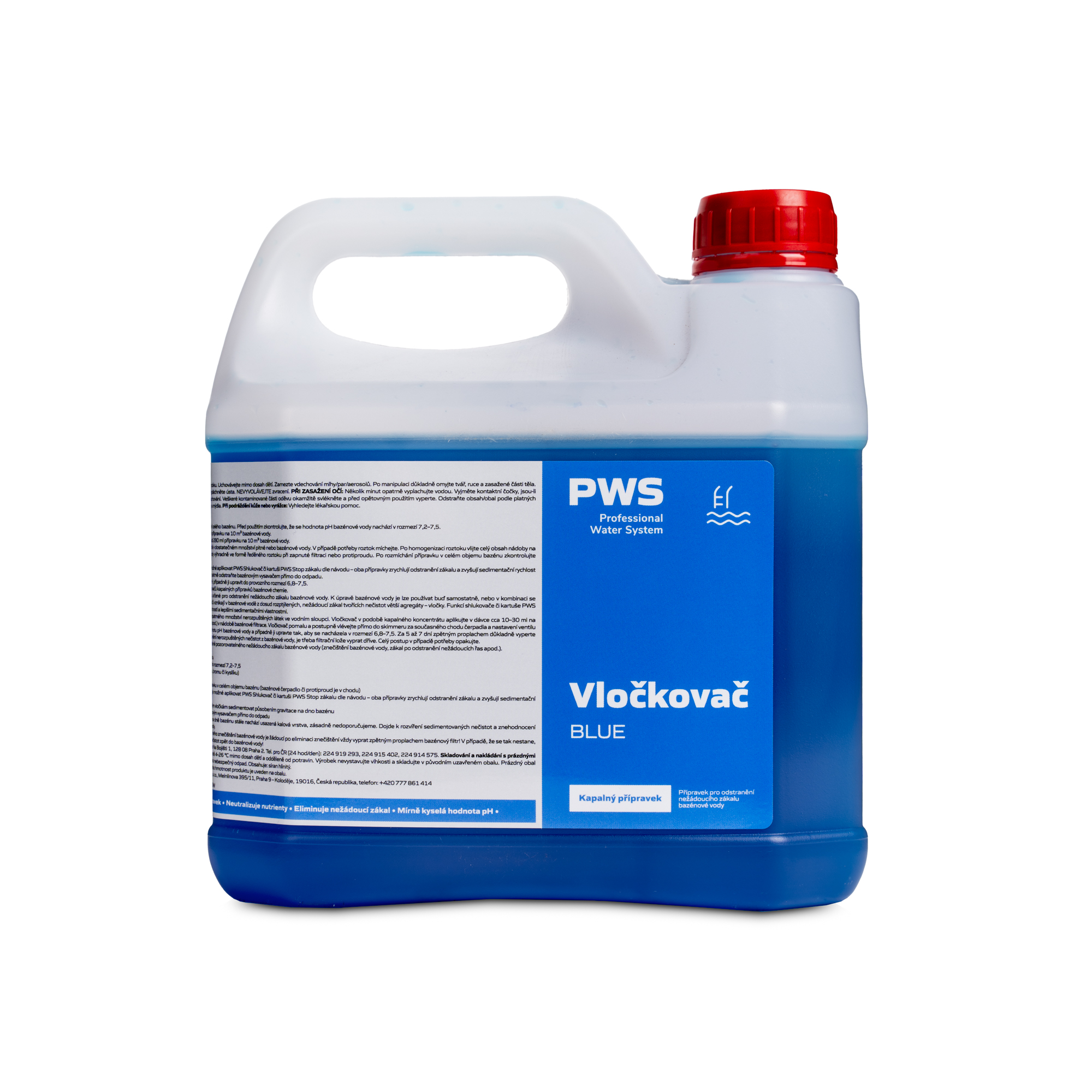 Levně PWS - Professional Water System Vločkovač Blue 3l