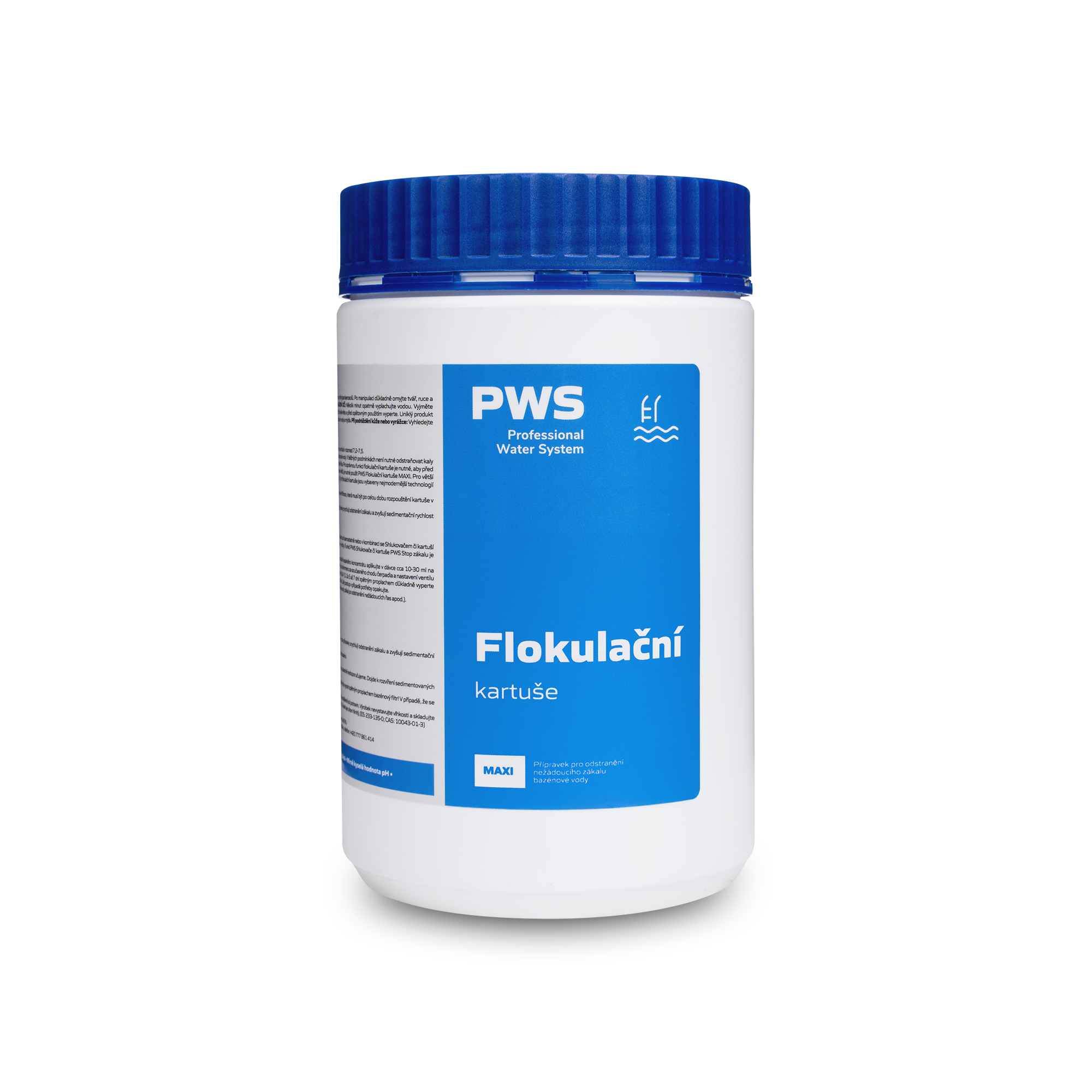 Levně PWS - Professional Water System Vločkovací kartuše MAXI 5x200g 1kg