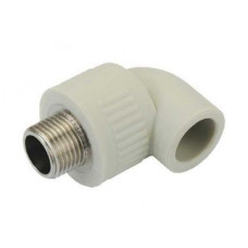PWS - Professional Water System PPR koleno s kovovým vnějším závitem 32 x 1/2