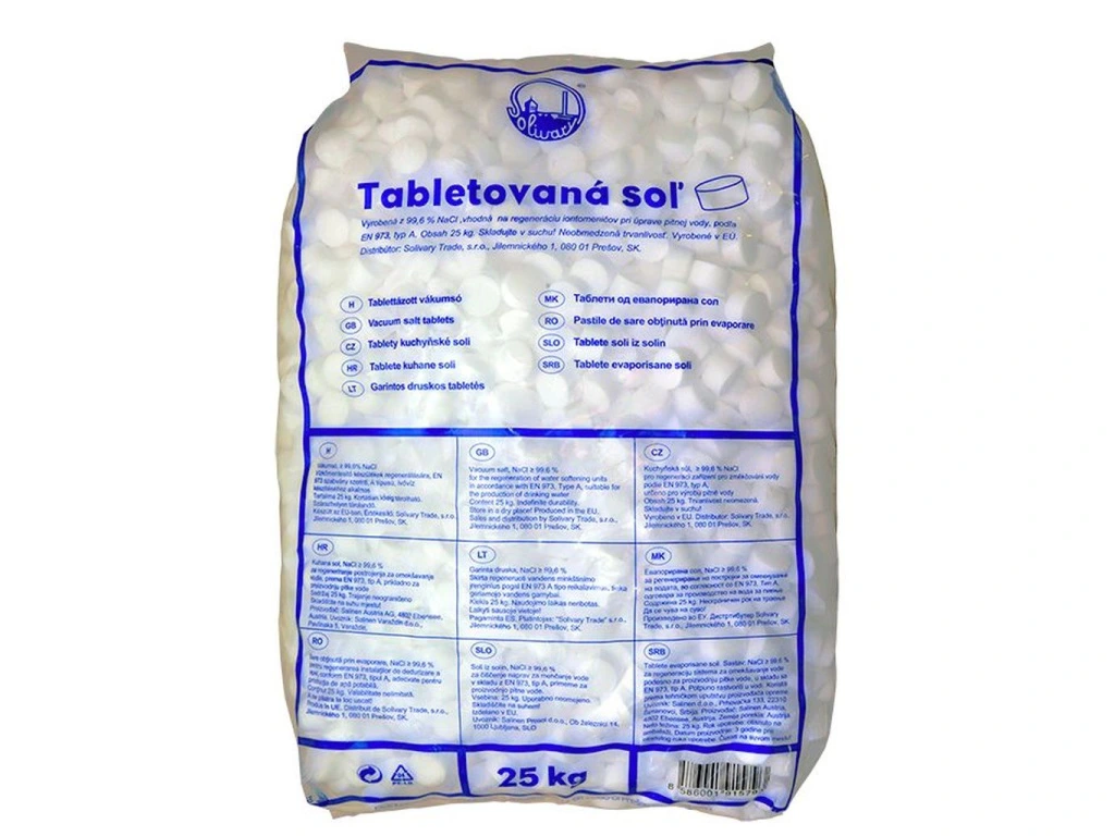 Tabletová sůl 25 kg Solivary poškozený obal - souhlas s podmínkami prodeje v popisu produktu
