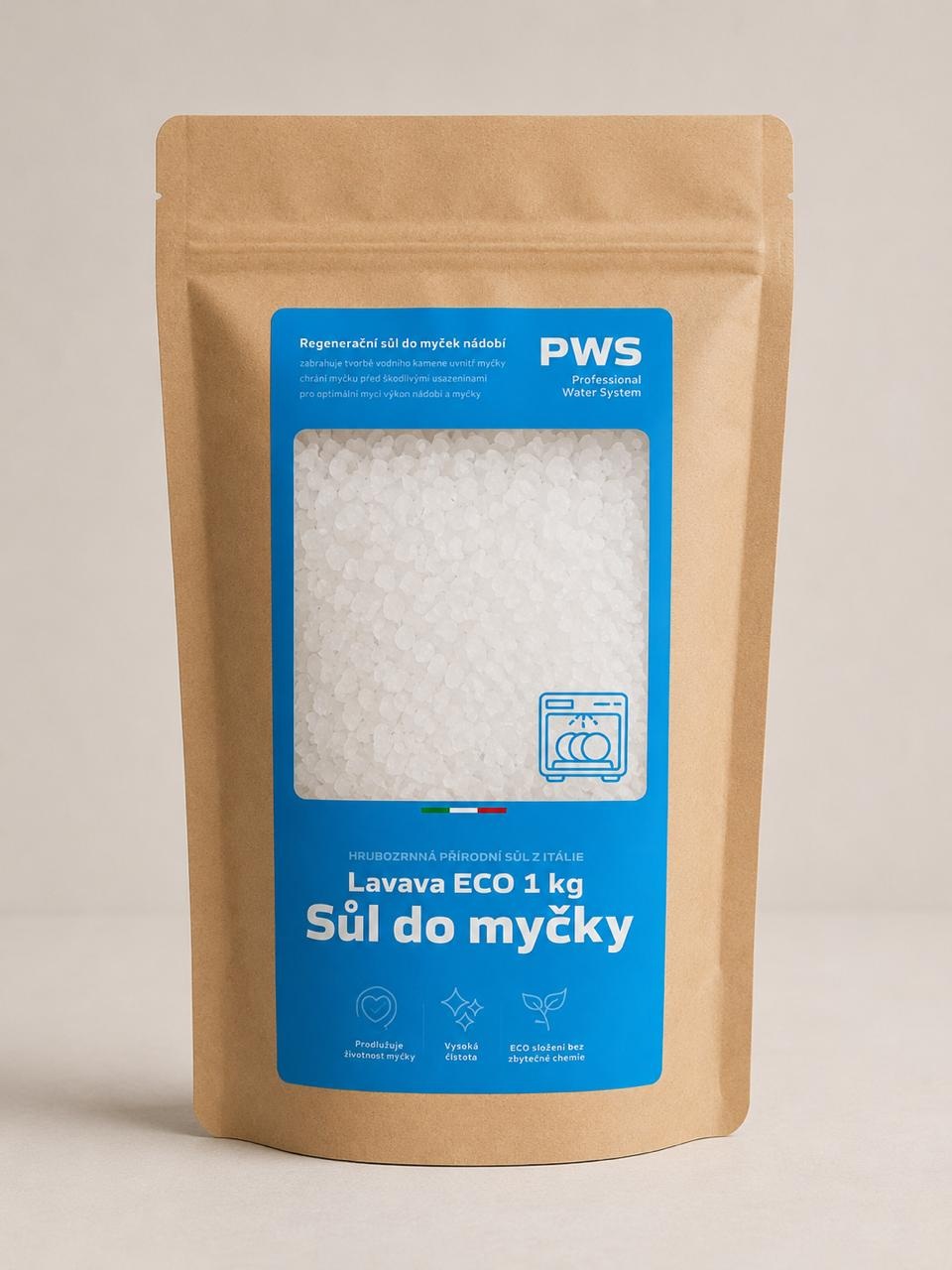 PWS - Professional Water System Sůl do myčky Lavava ECO 1 kg