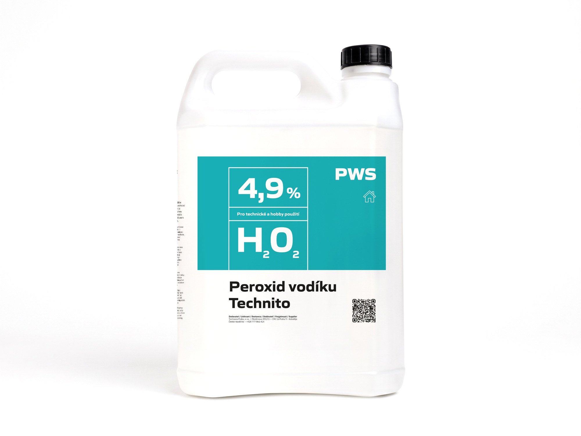 Peroxid vodíku 4,9 % Technito 5l