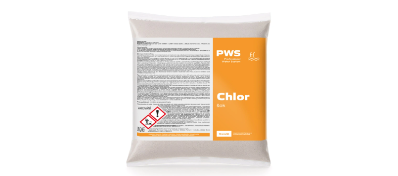 Prípravky bazénovej chémie na báze aktívneho chlóru