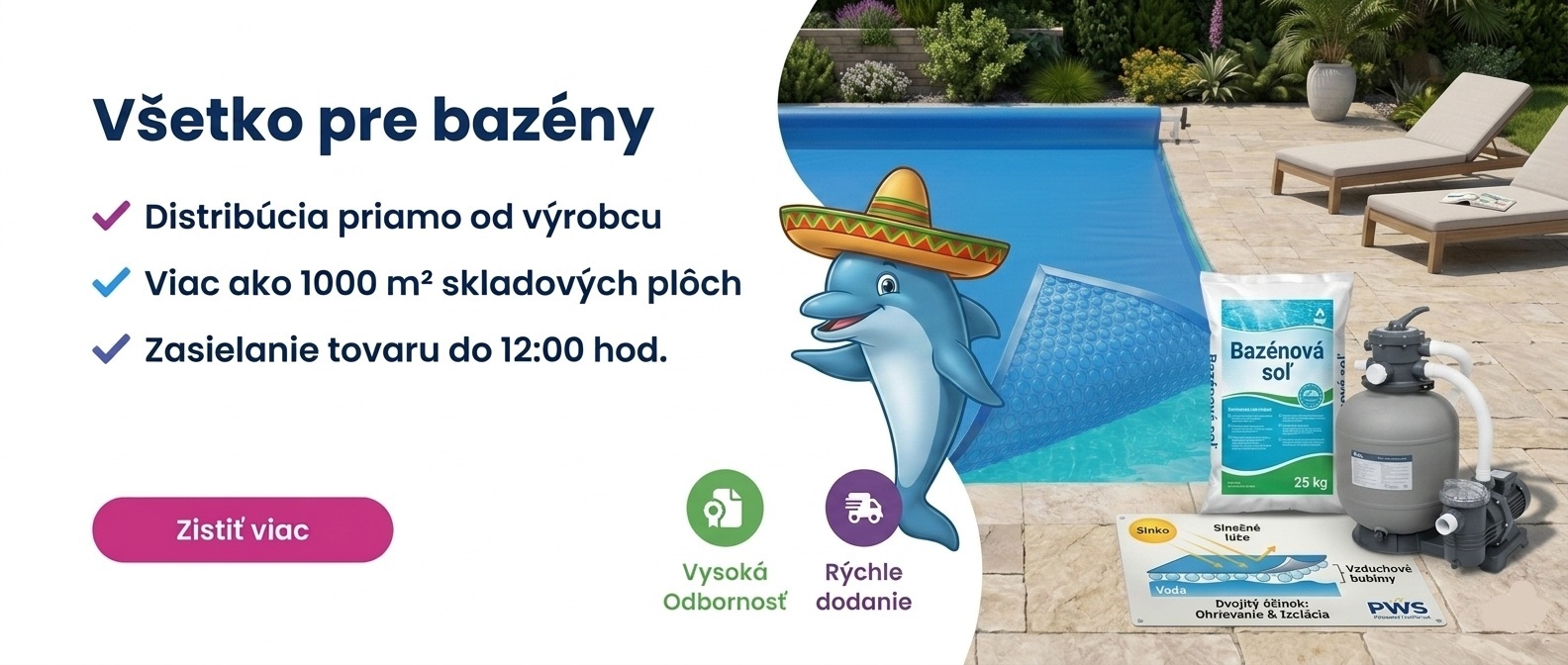 Chlórnan sodný pre jednoduchú úpravu bazénovej vody.