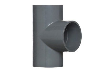 PVC tvarovka T kus 75 mm, 90°
