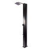 20549 solárna sprcha luxe db11 onyx čierna s oplachom nôh