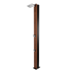 20552 solárna sprcha natur teak s oplachom nôh