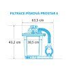 Písková filtrace ProStar 6 výkres