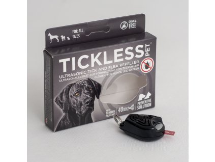 Repelent ultrazvukový TickLess pre zvieratá čierny