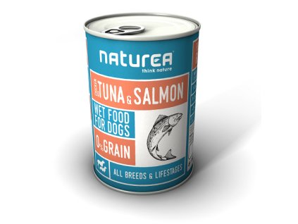 naturea dog konzerva tuna salmon 400g