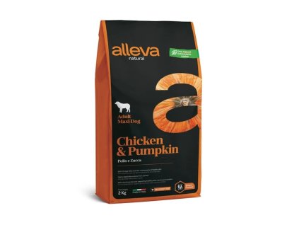 alleva Natural Adult Maxi Dog Chicken Pumpkin