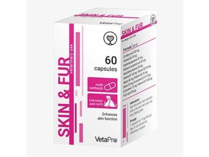 VetaPro Skin & Fur 60 kapsúl