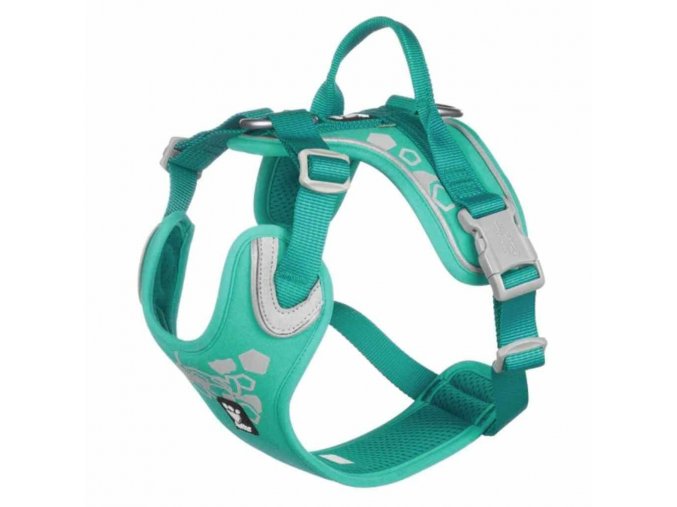hurtta weekend warrior harness new colour peacock blue 1
