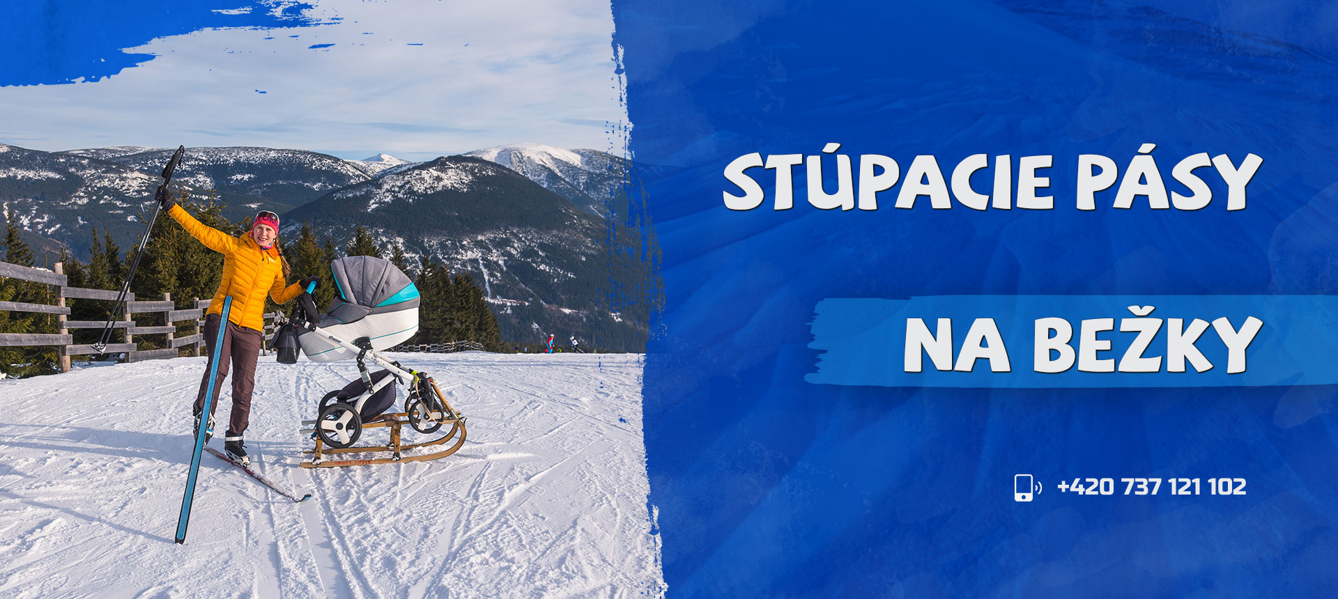Stupacie pásy na bežky