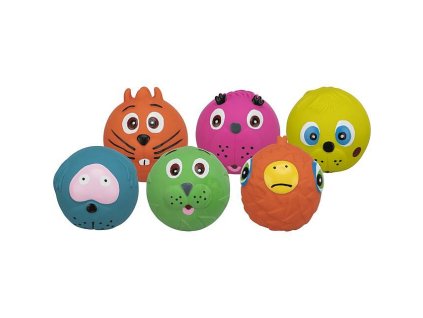 Face, latex, ø 6 cm, sorted