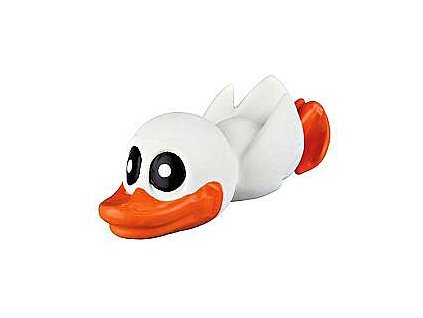 Duck, latex/polyester fleece, 13 cm