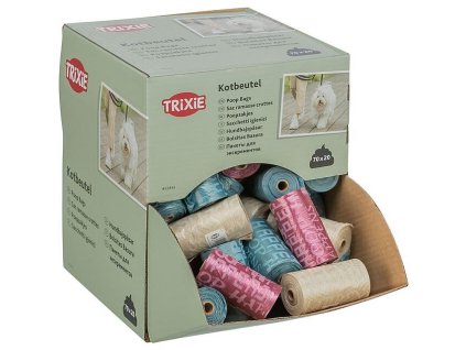 Dog poo bags, 20 bags/roll, sorted