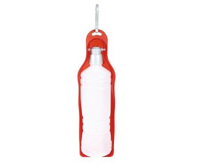 Bottle with bowl, plastic, 0.7 l