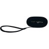 Tracking leash, cotton, M–L: 15 m/20 mm, black