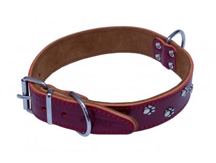 kozeny obojek zdobeny druky bonny 2