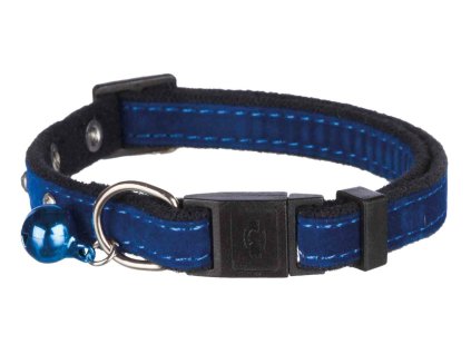 Trixie obojek pro kočku semišový s ozdobou