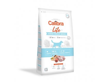 Calibra Dog Life Junior Medium Chicken 2,5kg
