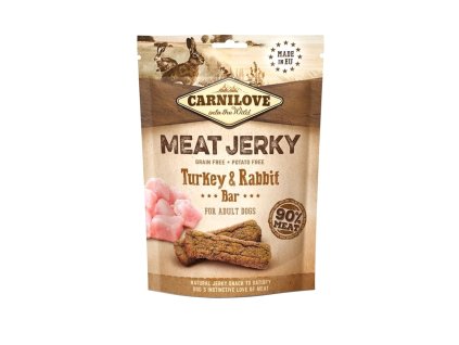 carnilove dog jerky turkey and rabbit bar r