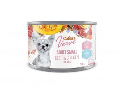 26232 1 calibra dog verve konzerva gf adult small beef chicken 200 g